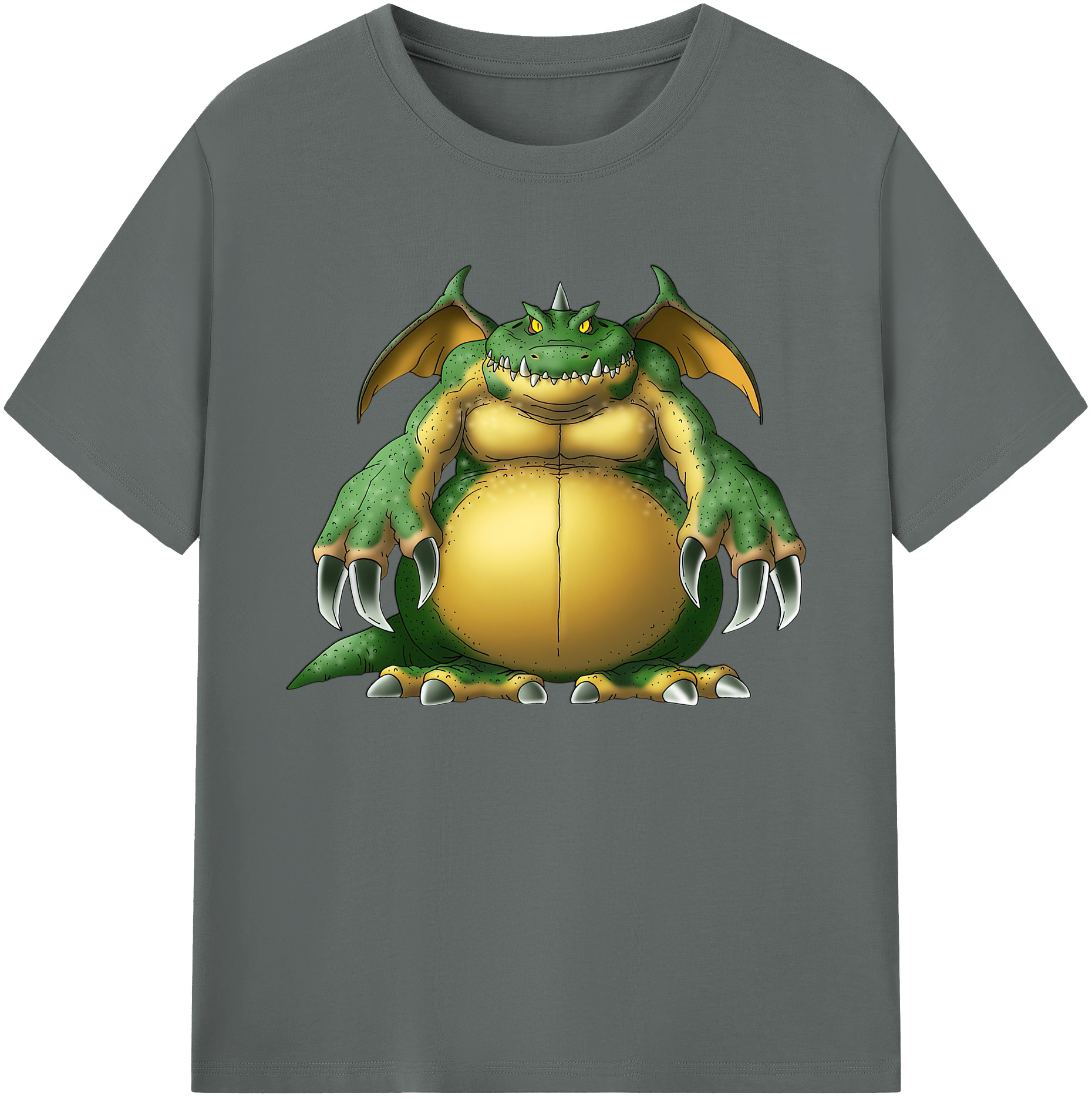 （画像用） ドラゴンクエスト Doragon Kuesuto Dragon Quest 綿100％ メンズ半袖Tシャツ｜肌触りやわらか＆通気性